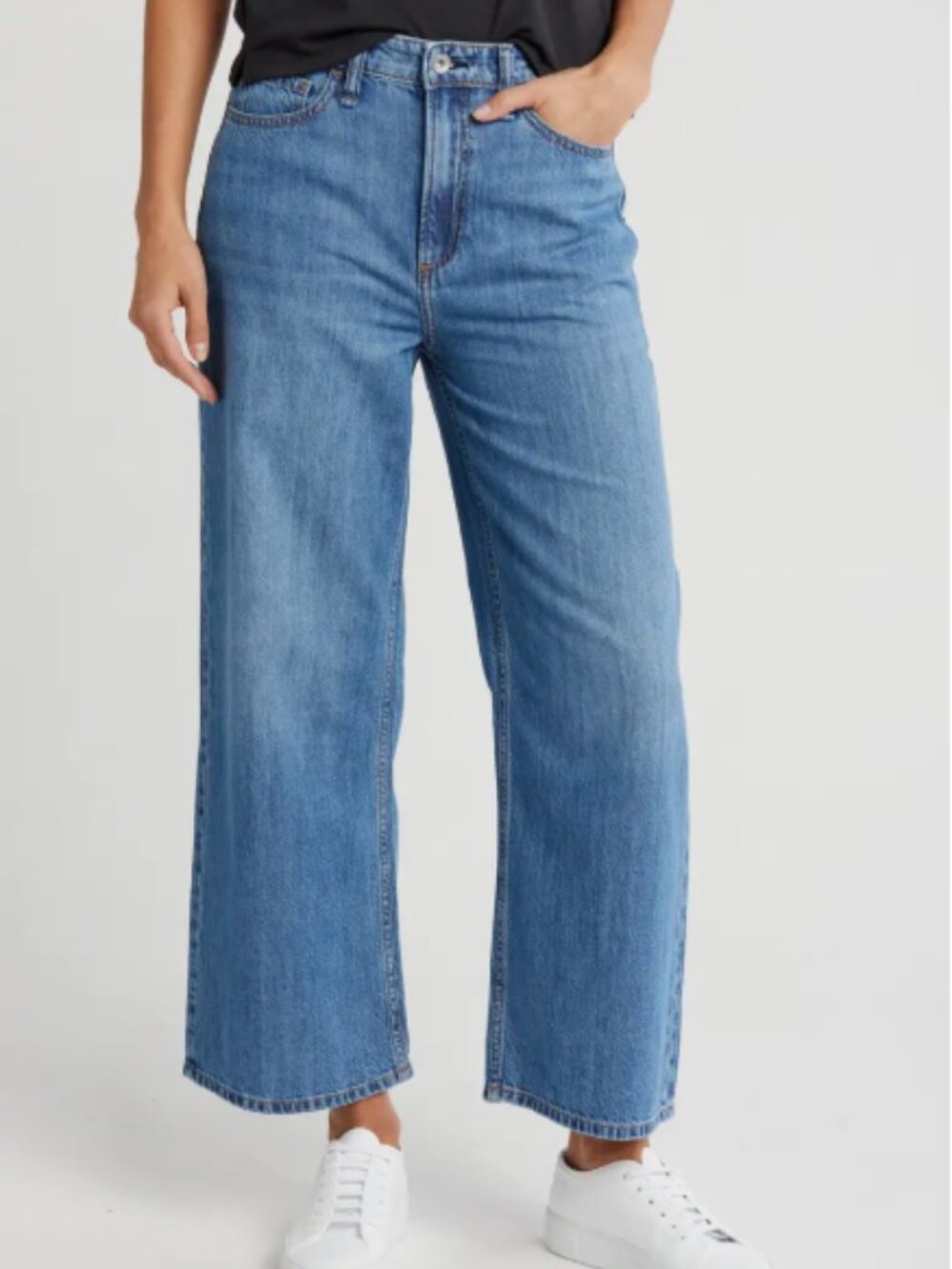 rag & bone Lori Crop Wide Leg Jeans Sz. 29